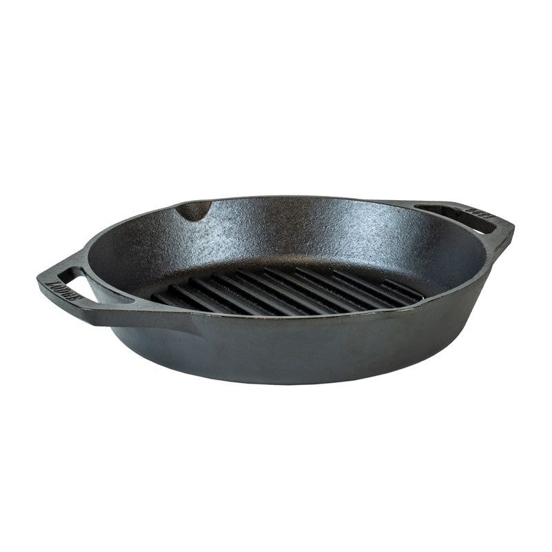 Dual Handle Cast Iron Grill Pan - Lodge