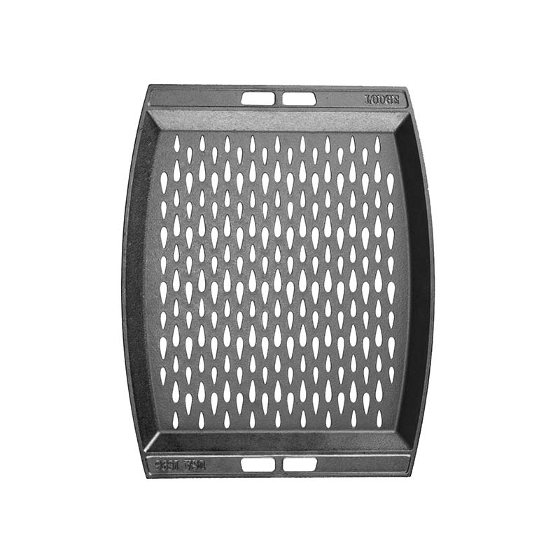 15 x 12 Inch Seasoned Cast Iron Grill Topper - Lodge