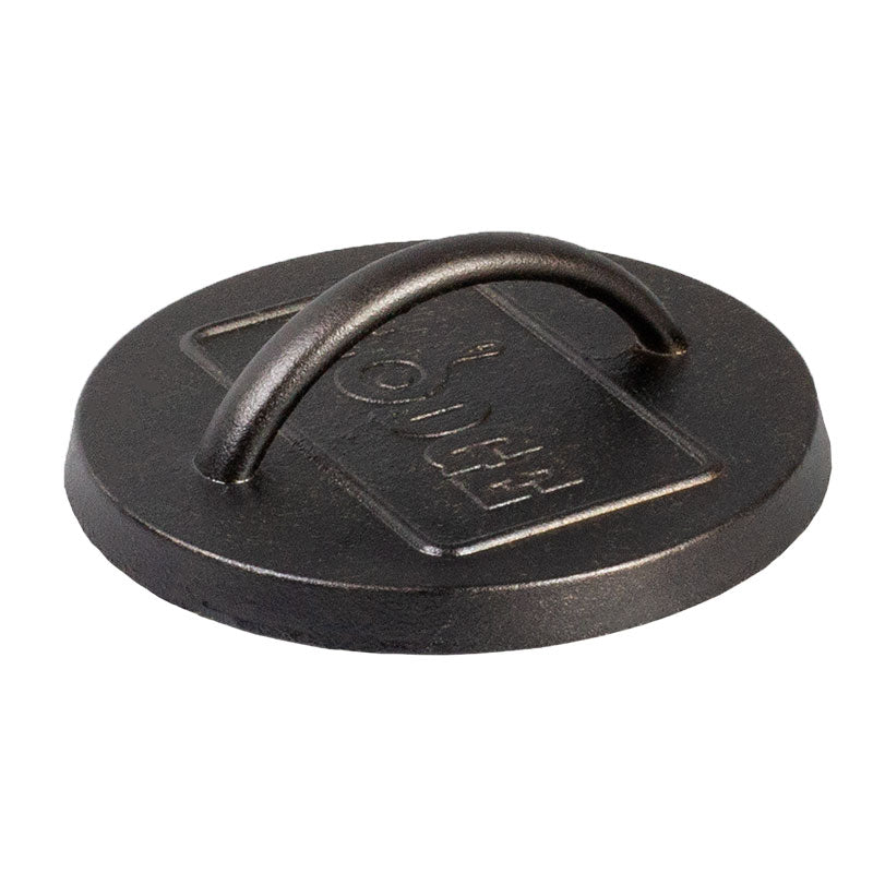 6.25 Inch Seasoned Cast Iron Burger Press - Lodge