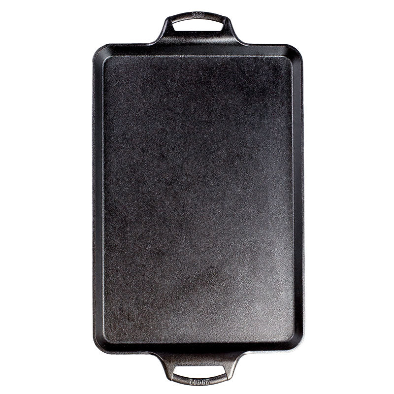 15.5 x 10.5 Inch Seasoned Cast Iron Baking Pan - Lodge