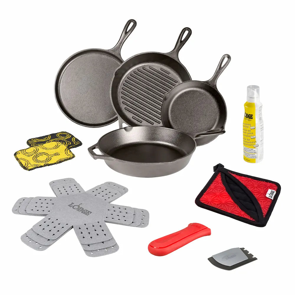Seasoned Cast Iron Starter Set - Lodge