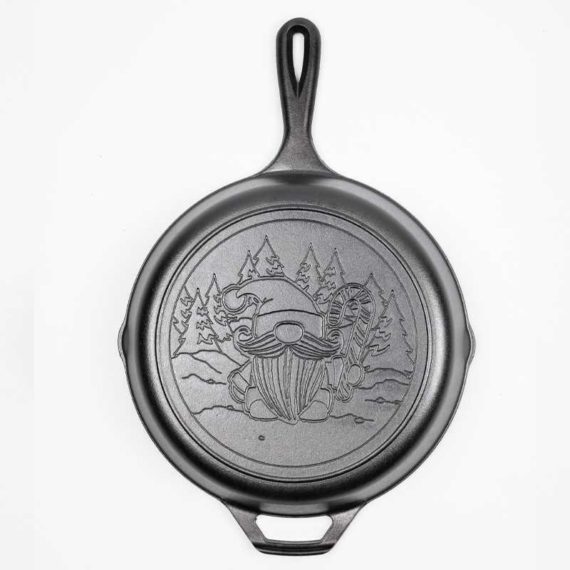 Lodge 10.25 Inch Seasoned Cast Iron Holiday Gnome Skillet? - Lodge