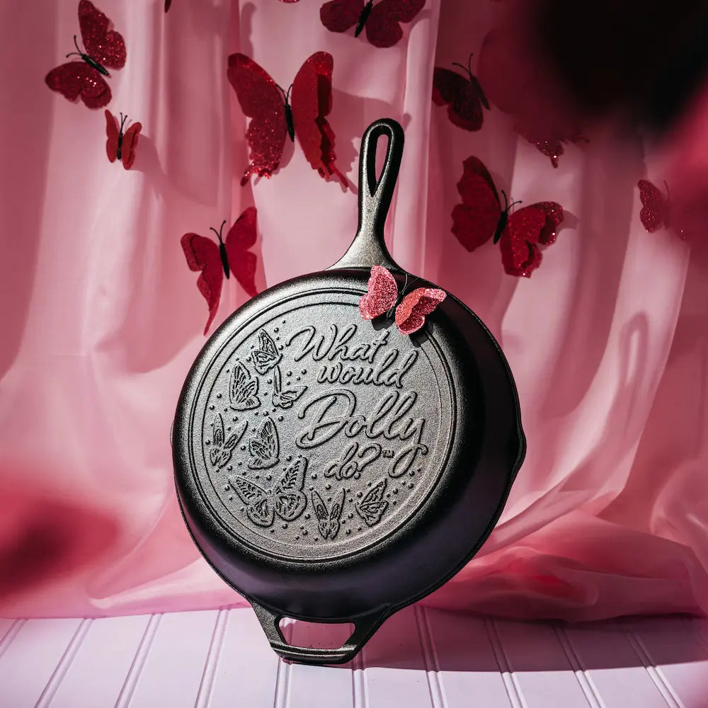 10.25 Inch Dolly Parton Skillet. What Would Dolly Do? - Lodge