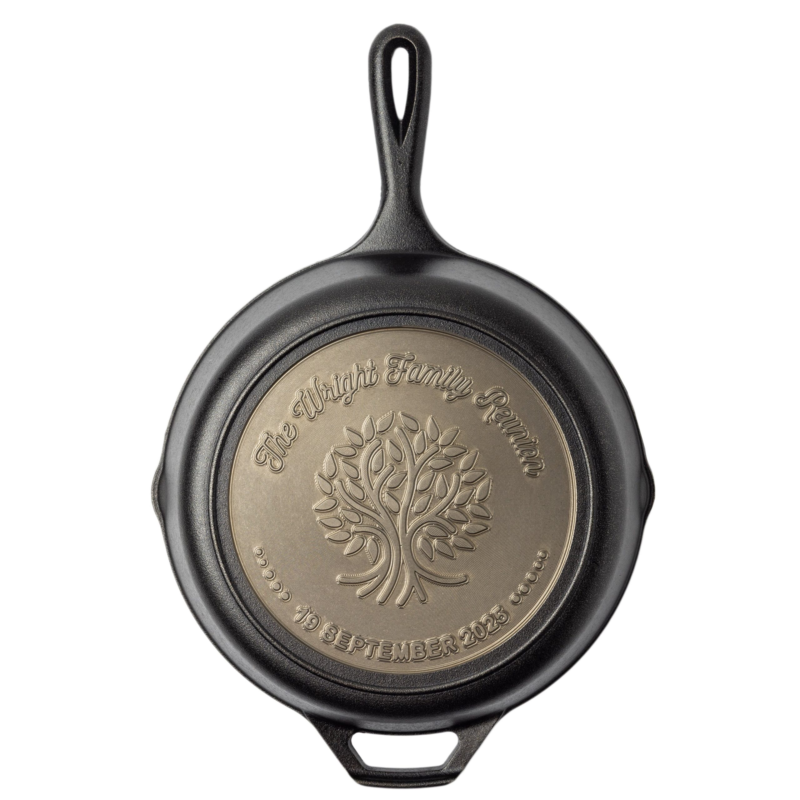 Custom Engraved Tree Skillet - Lodge