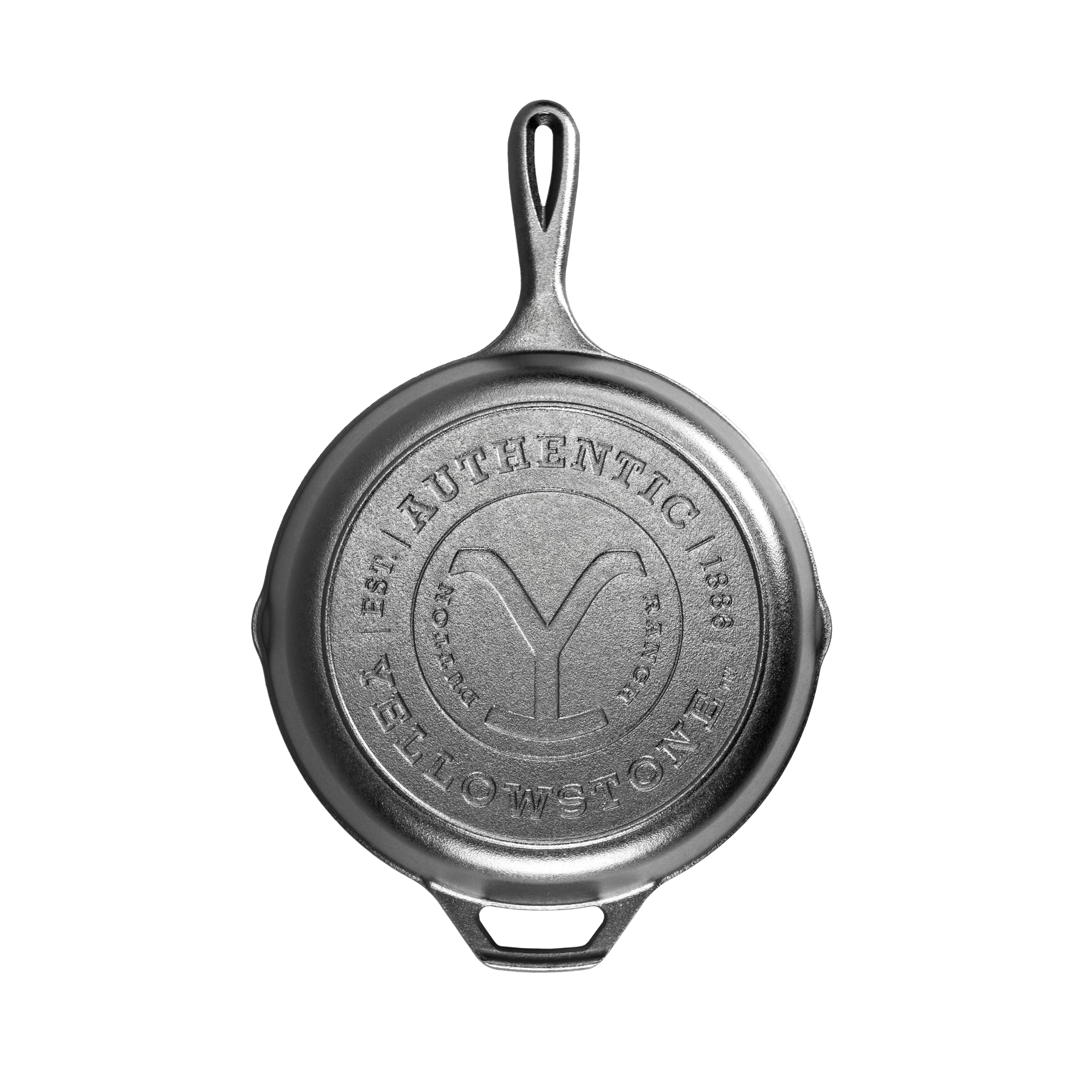 Yellowstone 10.25 Inch Cast Iron Authentic Y Skillet - Lodge