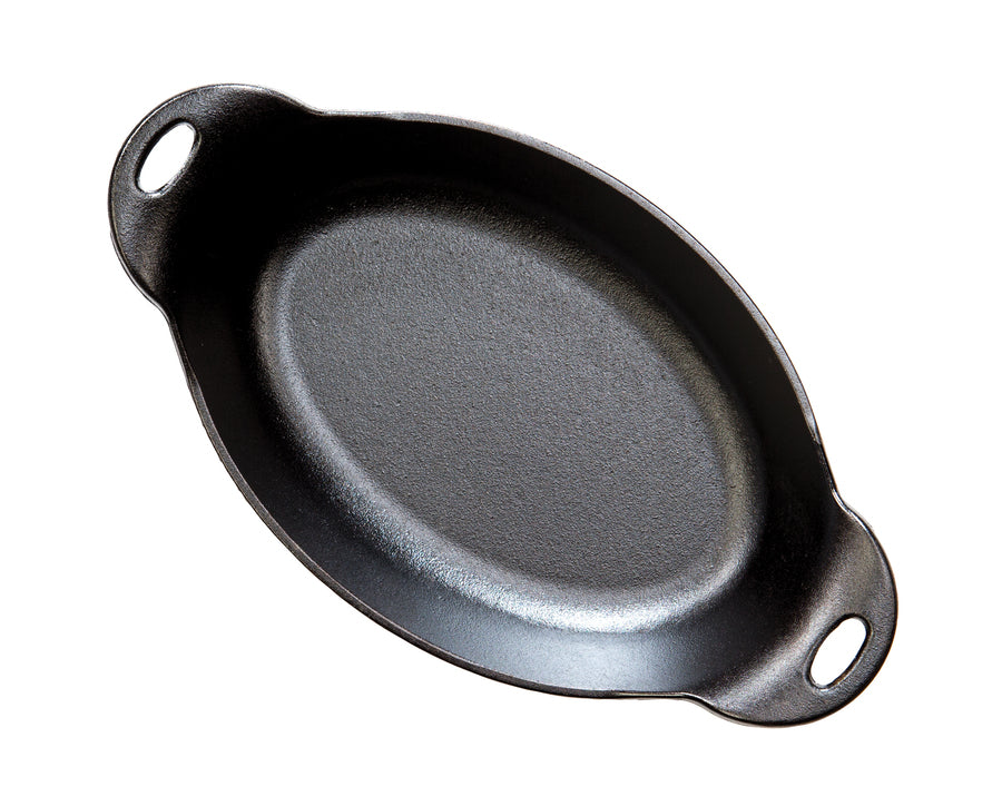 Heat-Treated 16 Ounce Cast Iron Oval Server - Lodge