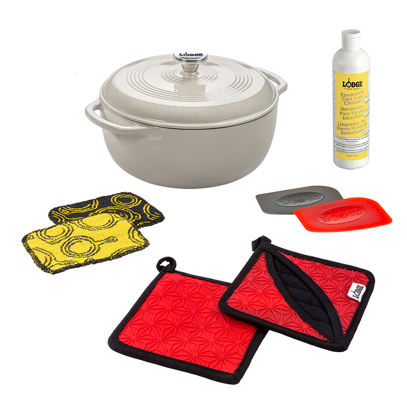 Enamel Dutch Oven Starter Set - Lodge