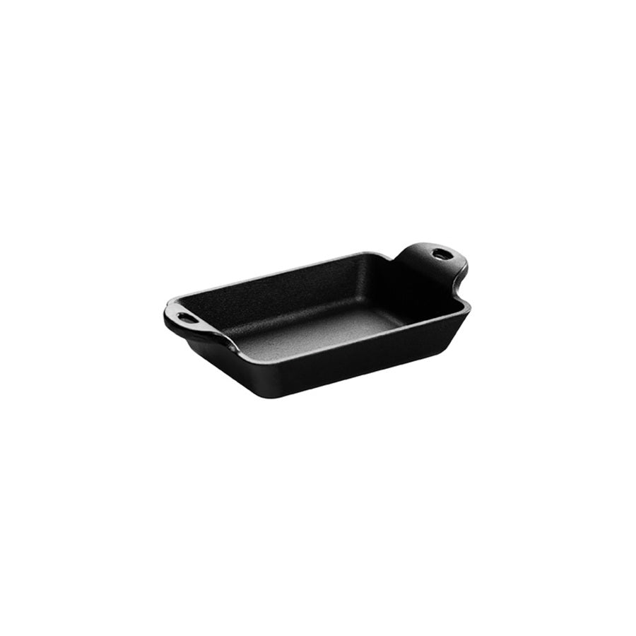 Heat-Treated 10 Ounce Rectangular Cast Iron Mini Server - Lodge