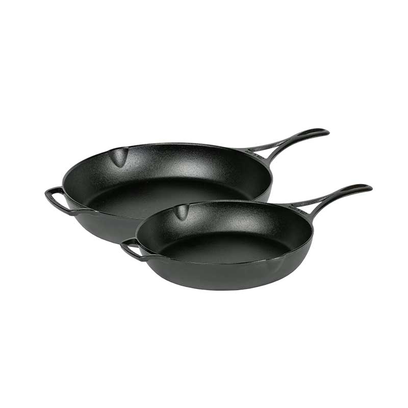 Blacklock Lightweight Cast Iron Skillet Set - Lodge