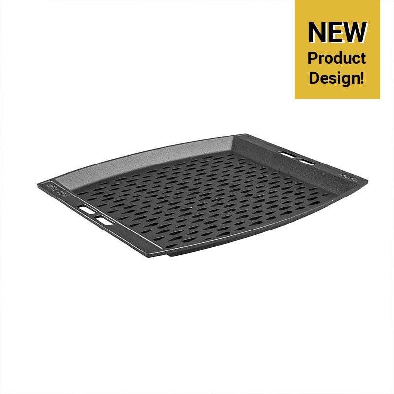 15 x 12 Inch Seasoned Cast Iron Grill Topper - Lodge
